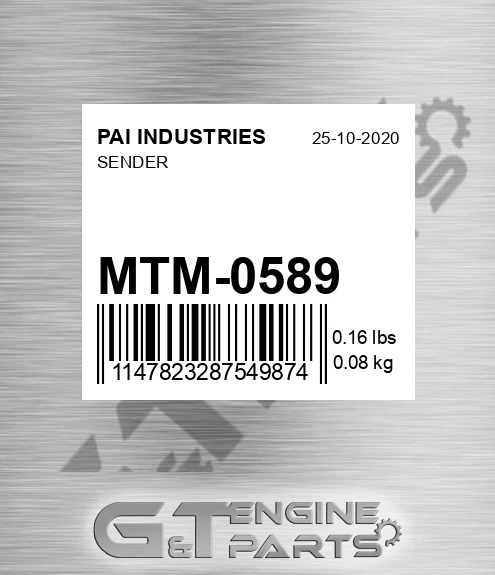 MTM-0589 Sender