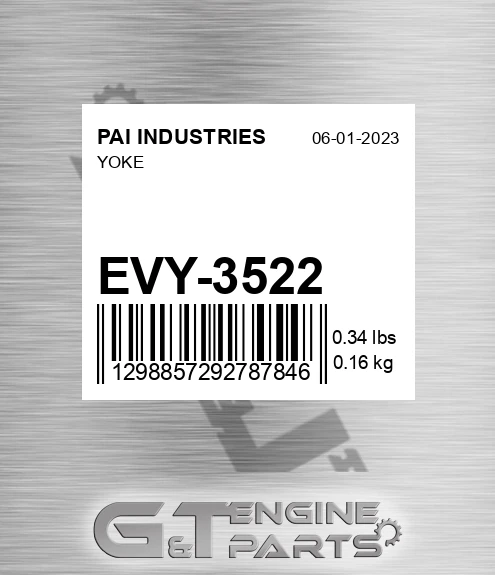 EVY-3522 Yoke