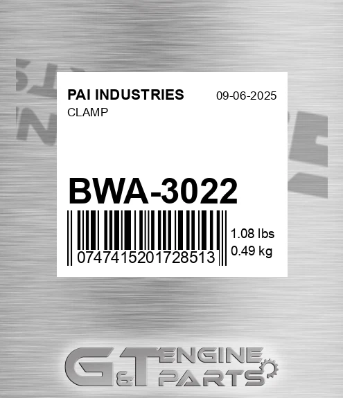 BWA-3022 Clamp