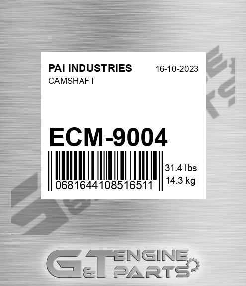 ECM-9004 Camshaft