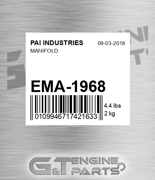 EMA-1968 Manifold