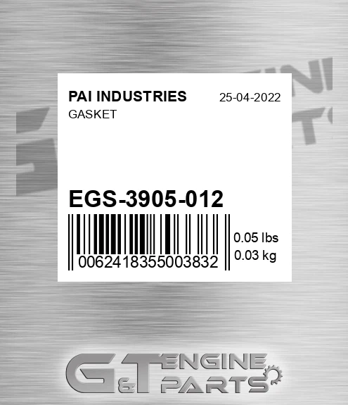 EGS-3905-012 Gasket
