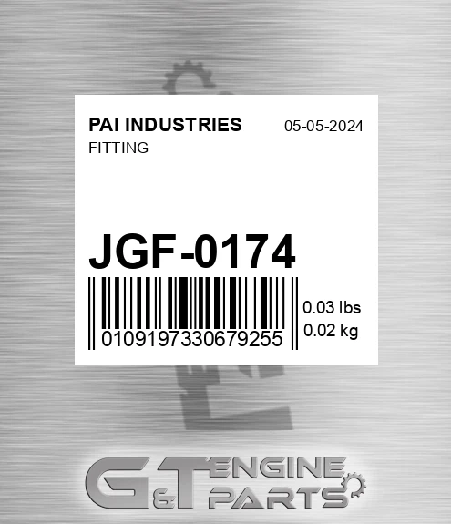 JGF-0174 Fitting