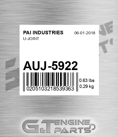 AUJ-5922 U-joint