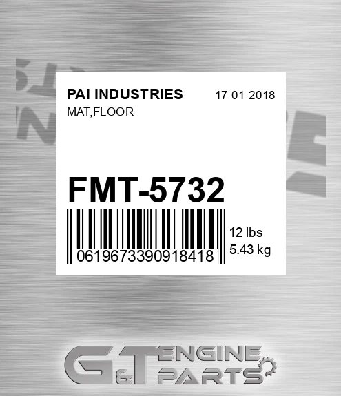 FMT-5732 Mat,floor