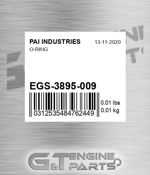 EGS-3895-009 O-ring