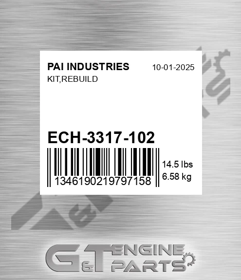 ECH-3317-102 Kit,rebuild