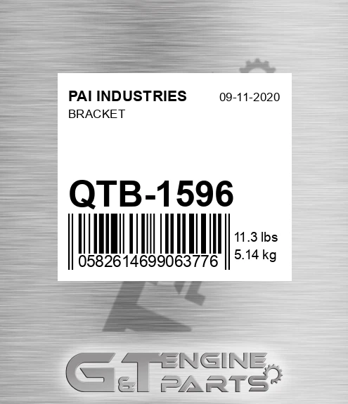 QTB-1596 Bracket