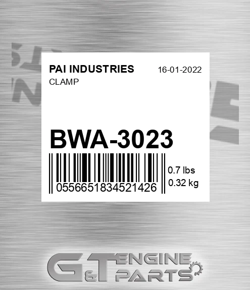 BWA-3023 Clamp