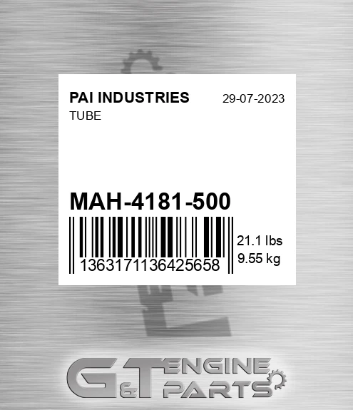 MAH-4181-500 Tube
