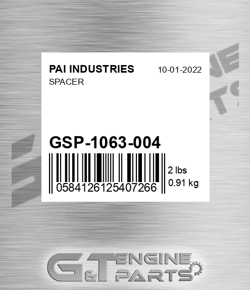 GSP-1063-004 Spacer