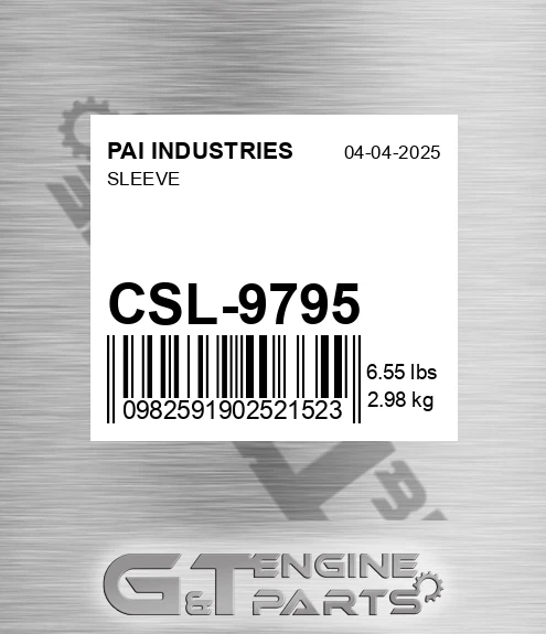 CSL-9795 Sleeve