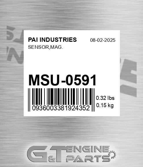 MSU-0591 Sensor,mag.