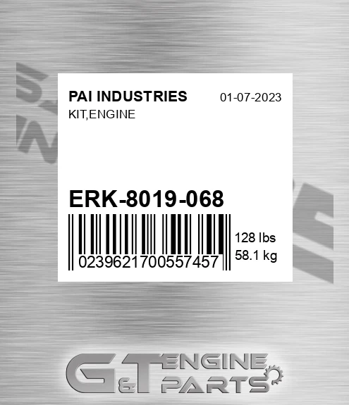 ERK-8019-068 Kit,engine for PAI INDUSTRIES