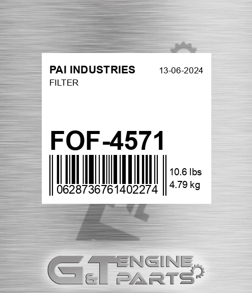 FOF-4571 Filter