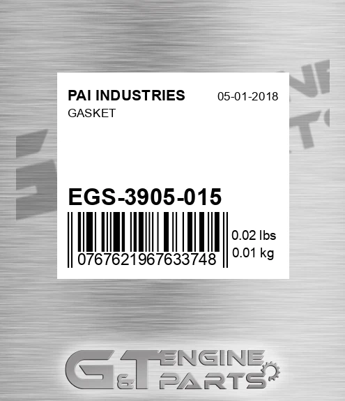 EGS-3905-015 Gasket