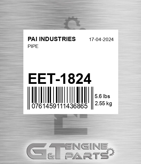 EET-1824 Pipe