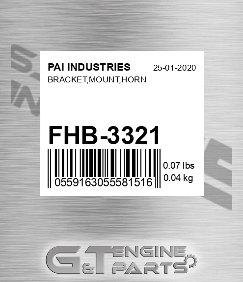 FHB-3321 Bracket,mount,horn