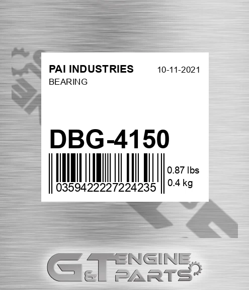 DBG-4150 Bearing