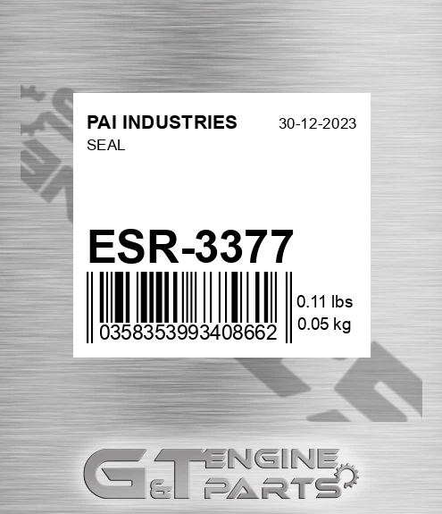 ESR-3377 Seal