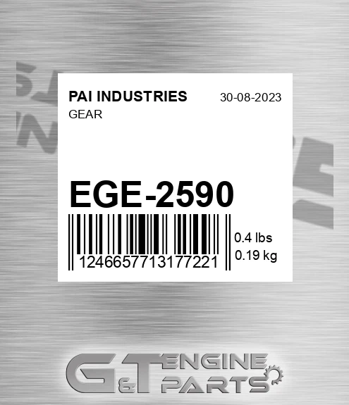 EGE-2590 Gear