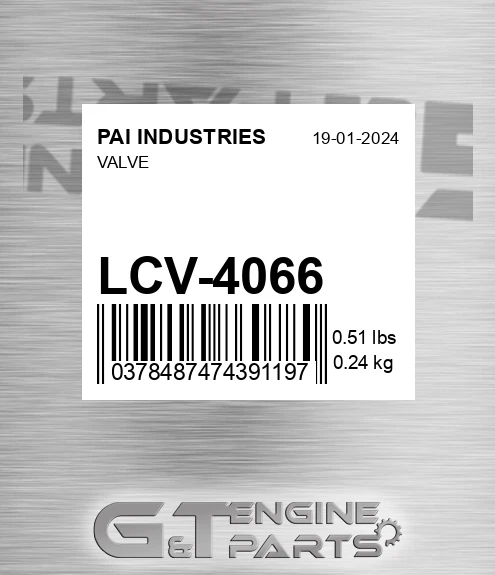 LCV-4066 Valve