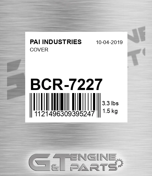 BCR-7227 Cover
