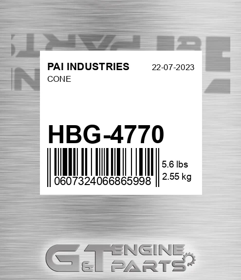 HBG-4770 Cone