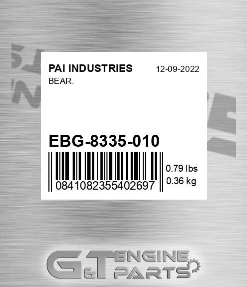 EBG-8335-010 Bear.