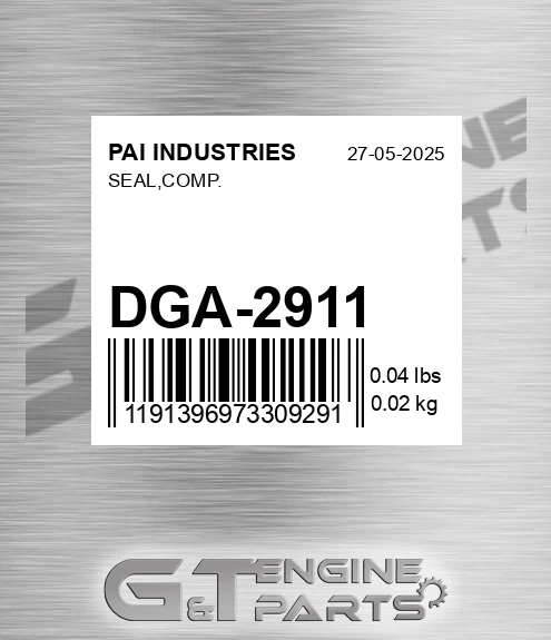 DGA-2911 Seal,comp.