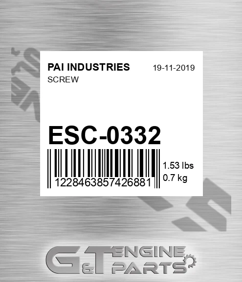 ESC-0332 Screw