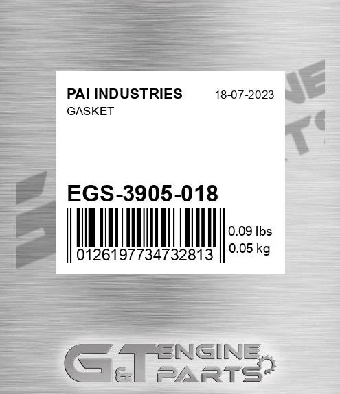 EGS-3905-018 Gasket