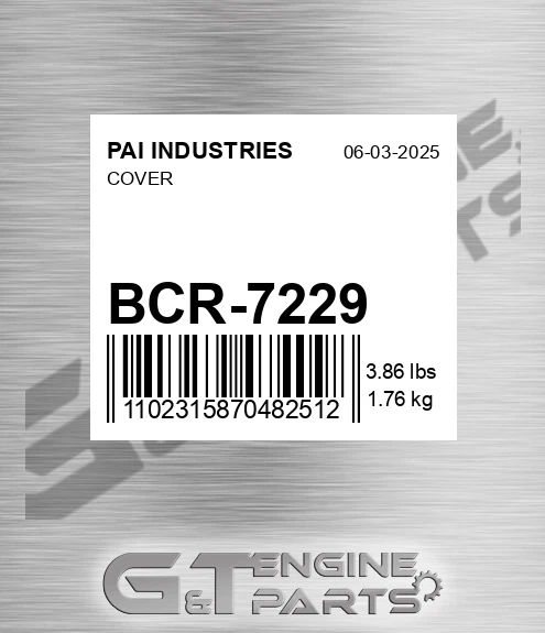 BCR-7229 Cover