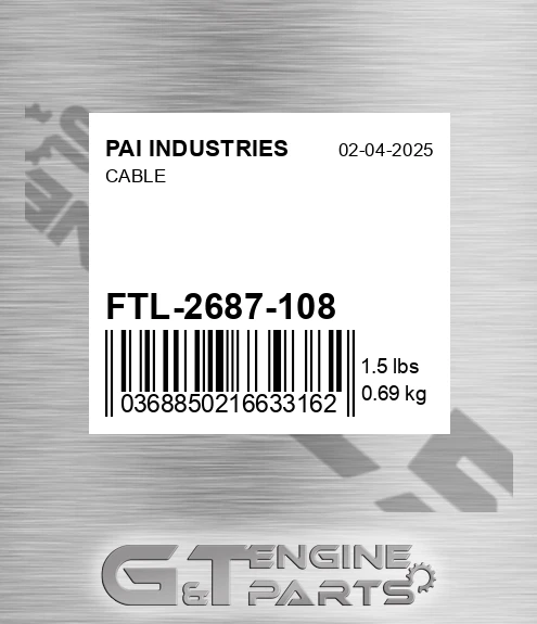 FTL-2687-108 Cable