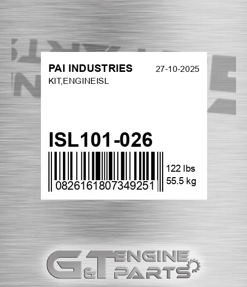 ISL101-026 Kit,engineisl