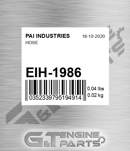 EIH-1986 Hose
