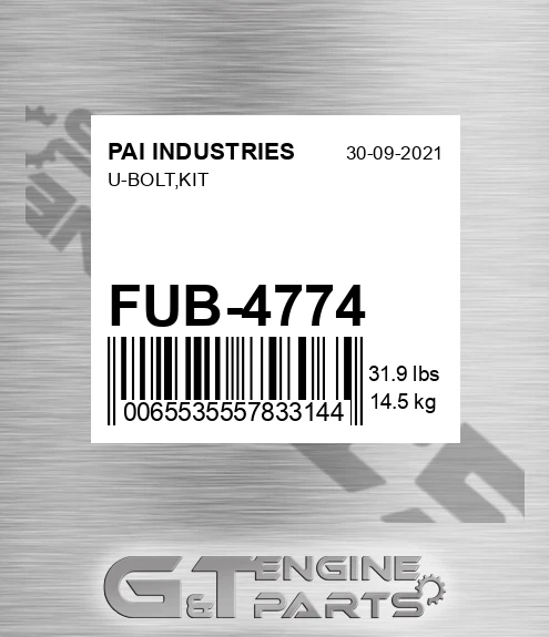 FUB-4774 U-bolt,kit