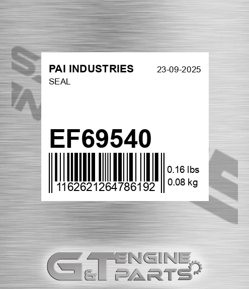 EF69540 Seal for PAI INDUSTRIES