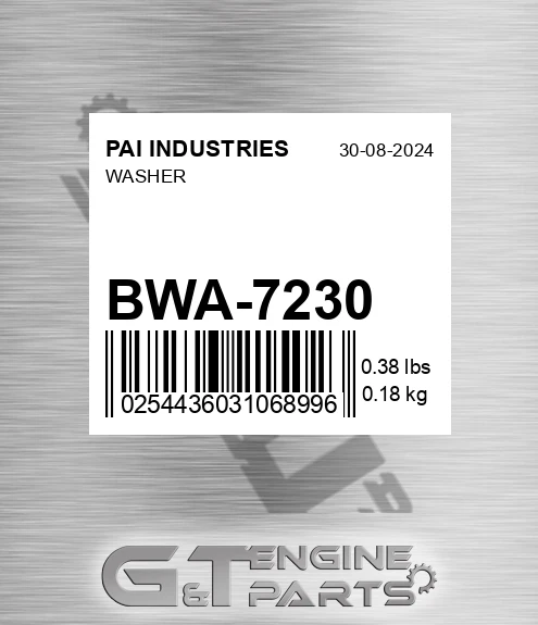 BWA-7230 Washer