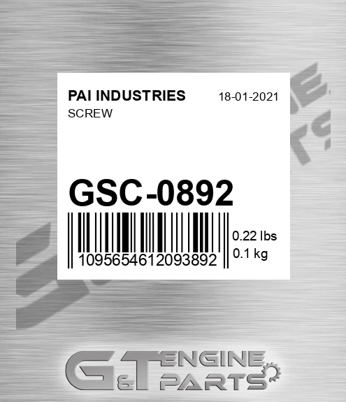 GSC-0892 Screw