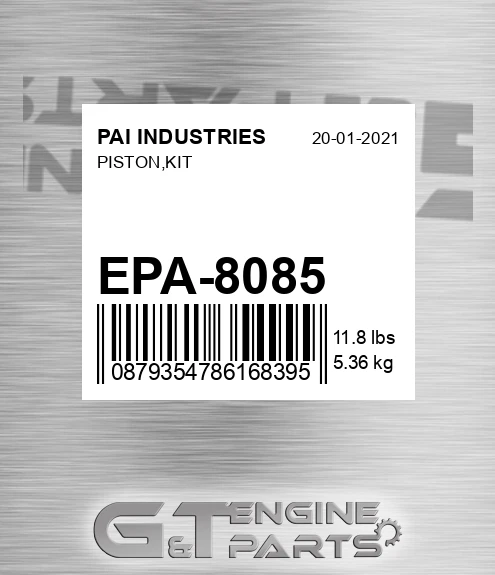 EPA-8085 Piston,kit