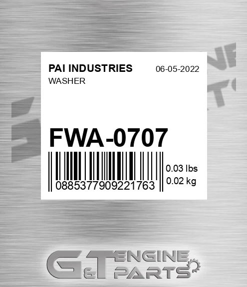 FWA-0707 Washer