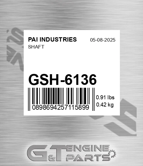 GSH-6136 Shaft