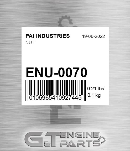 ENU-0070 Nut