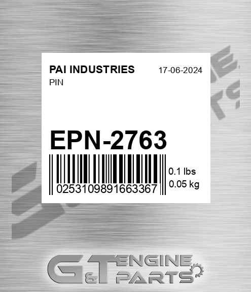 EPN-2763 Pin