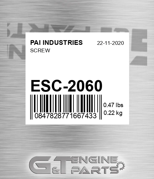 ESC-2060 Screw