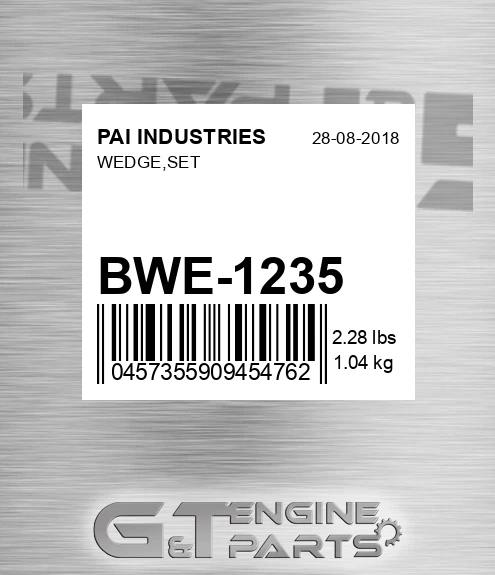 BWE-1235 Wedge,set