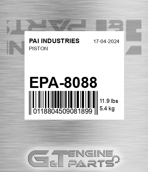 EPA-8088 Piston for PAI INDUSTRIES