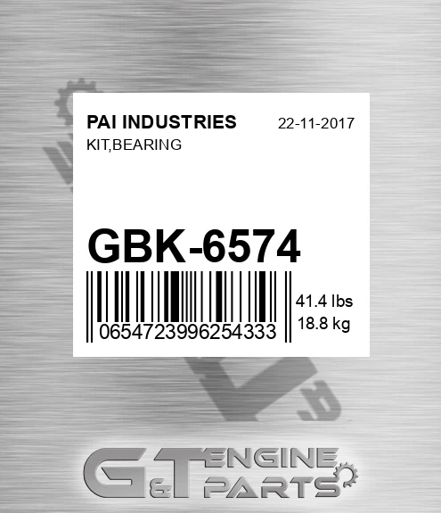 GBK-6574 Kit,bearing