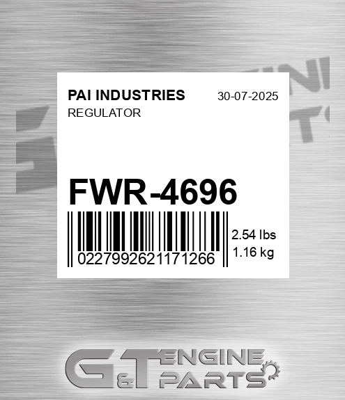 FWR-4696 Regulator